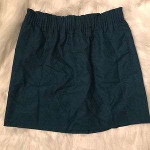 Jcrew factory green sidewalk skirt 10 NWT